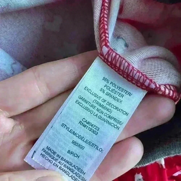 NWT Be Yourself Sleepwear Women’s Lama Red Valentines Day Cute Pajamas Small - Picture 9 of 12